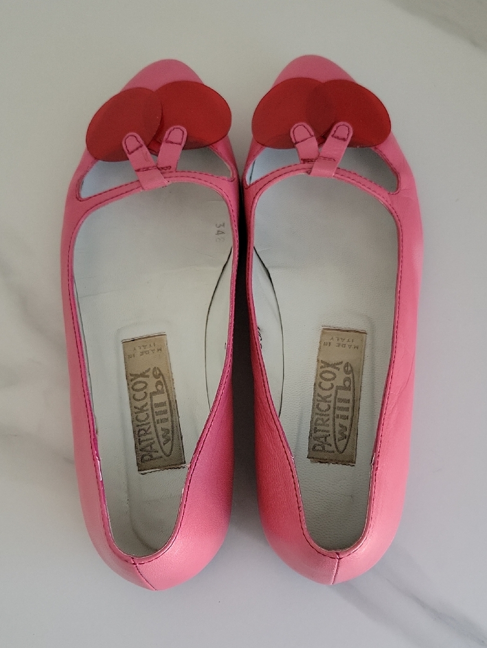 Patrick Cox Pink Leather Flats - Picture 7 of 15